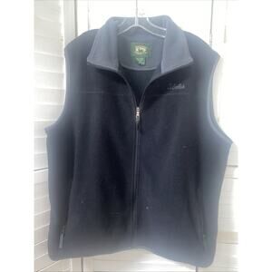 STILLWATER SUPPLY Co Cabela’s Black Fleece Full Zip Polyester VEST Men’s Large